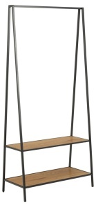 Suport umerase Seaford, Negru, 165x77x37 cm - Img 3