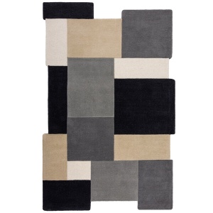 Szőnyeg, Abstract Collage, Flair Rugs, sötétkék, 120X180 cm - Img 2