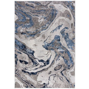 Szőnyeg, Flair Rugs, Marbled, tengerészkék, 240x340 cm - Img 2