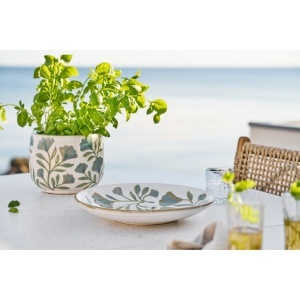 Tava decorativa, Alb, 35.5x35.5x5 cm - Img 3
