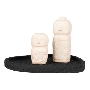 Tava decorativa, Negru, 26x26.5x2 cm - Img 3