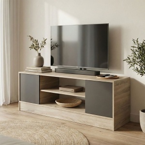 TV-szekrény, Sasa, sonoma, 35x120x41.5 cm