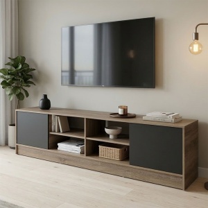 TV-szekrény, Tivia, sonoma, 35x180x41.5 cm