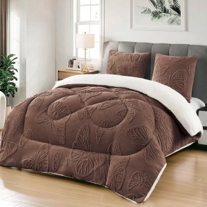 Vastag, szőrmés Cocolino paplan, Buffy V29, barna, 4.5kg, 200x230 cm