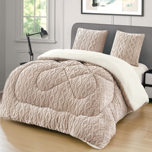 Vastag, szőrmés Cocolino paplan, Wave V22, bézs, 4.5kg, 200x230 cm