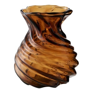 Vaza decorativa, Maro inchis, 16x16x18.5 cm - Img 2