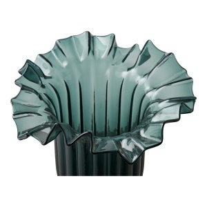 Vaza decorativa, Verde inchis , 25x25x30 cm - Img 4