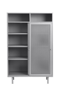 Cabinet VEEP, Gri, 40x140x90 cm