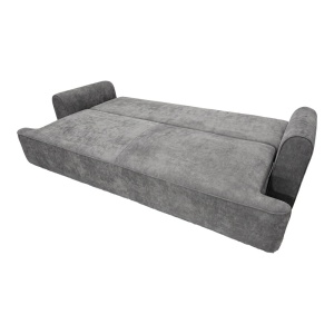 Canapea extensibila 3 locuri cu spatiu de depozitare Storida, Gri, 94x255x92 cm - Img 6