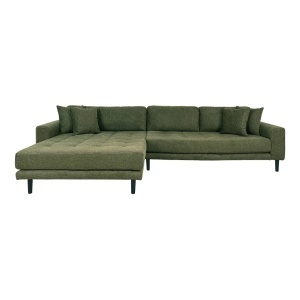 Canapea lounge Lido, Verde masliniu , 170x92x290x76 cm - Img 5