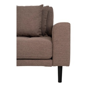 Canapea lounge stanga Lido, Maro, 170x92x290x76 cm