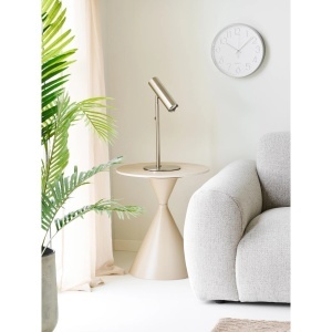 Ceas de perete Lalibela, Argintiu, 30x30x4.5 cm - Img 3
