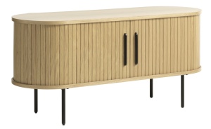 Comoda TV NOLA, Stejar deschis, 40x56x120 cm - Img 2