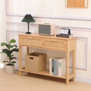 Consola, Alenda, Pako, Natural 100x30x76 cm
