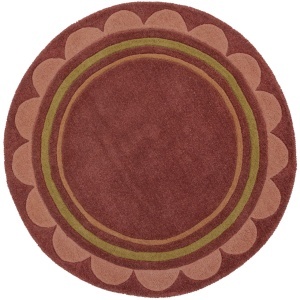 Covor rotund Lois Multicolor 120x120 cm - Img 2
