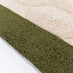 Covor traversa Apex Border Wool Verde 60x230 cm - Img 4