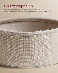 Dohányzóasztalka Vasagle, fehér, 75x75x45 cm - Img 6