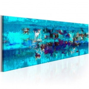 Festmény, Absztrakt óceán, 135x45 cm