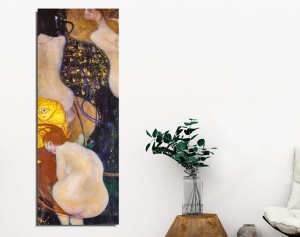 Festmény PC310, sokszínű, 30x80x2 cm