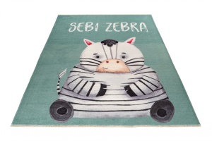 Gyerekszőnyeg, eco, My Greta, türkiz, 115x170 cm - Img 3