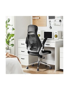 Irodai szék Songmics, fekete, 50x68x126 cm, BCB001A - Img 3