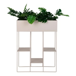 Jardiniera etajata pentru plante Planter, Nisip, 60x25x80 cm - Img 4