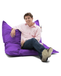 Kerti babzsákfotel, Cushion, lila, 100x100x20 cm