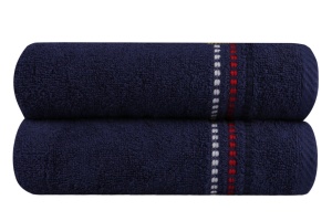 Konyharuha szett 2 darabos, Marina Dark Blue Yelken, 100% pamut, 50x70 cm - Img 3