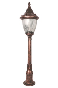 Kültéri állólámpa, M2B, barna, 105x26 cm