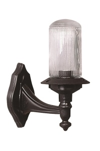 Kültéri fali lámpa, 68174, fekete, 21x16 cm