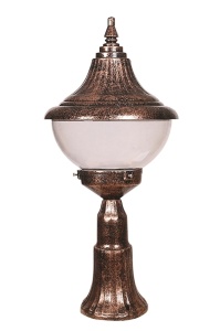 Kültéri fali lámpa, M2, barna, 60x27 cm