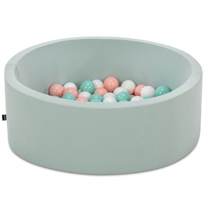 Labdamedence, Bubble Pops v11, menta, 85x85x30 cm