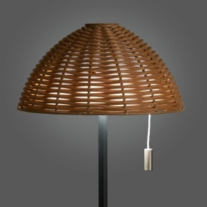 Lampa LED de masa Wigan, Natural, 15x15x32 cm - Img 3