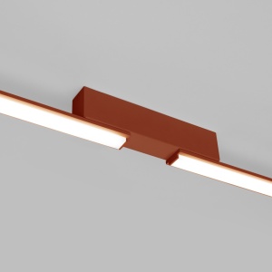 LED-es csillár, Lagom, 4000K, piros, 181x4x7 cm - Img 6