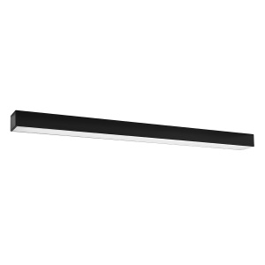 LED-es csillár, Pinne, 3000K, fekete, 90x6x6 cm