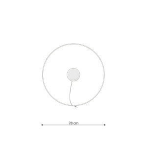 LED-es csillár, Rio, 4000K, fekete, 78x78x150 cm - Img 10