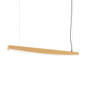 LED-es függőlámpa 3000K, Jorun 120, arany, 120x3x210 cm