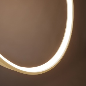 LED-es függőlámpa 3000K, Rio, arany, 110x16x150 cm - Img 6