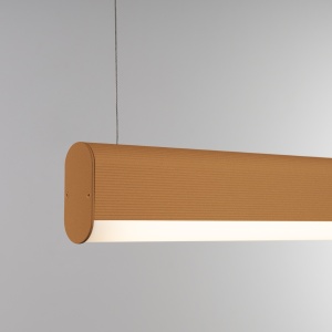 LED-es függőlámpa, Farge, 4000K, arany, 120x8x150 cm - Img 5