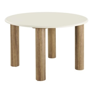 Masa dining Fondi, Nisip, 120x120x76 cm - Img 5
