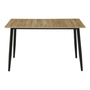 Masa dining Loza, Negru, 70x120x73 cm - Img 3