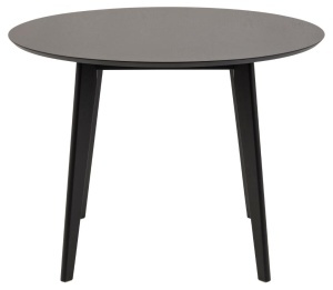 Masa dining Roxby, Negru, 76x105x105 cm - Img 4