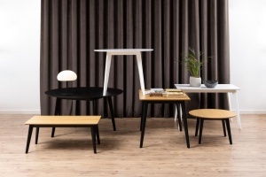 Masa dining Roxby V1, Natural, 76x120x80 cm - Img 2