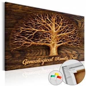 Parafa kép Family Tree [Corkboard], 90x60 cm