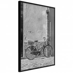 Poszter fekete kerettel, ""Bicycle with Black Tires"", 40x60 cm