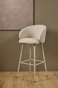 Scaun de bar Eleanor, Bej, 105x54x52 cm