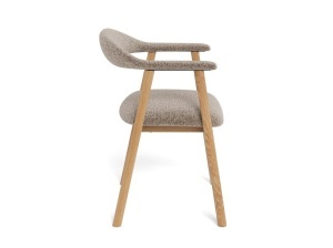 Scaun dining Addi, Bej, 75.5x56x54 cm - Img 6