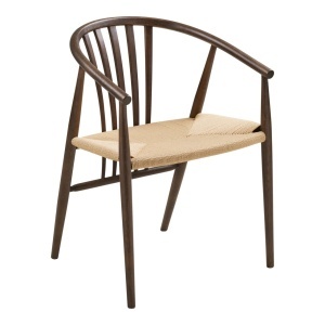 Scaun dining Agustin, Gri, 52.5x57x78 cm - Img 5