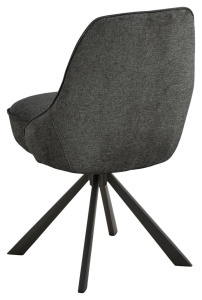 Scaun dining Carlton, Gri, 83.5x52x56 cm - Img 4