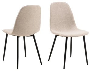 Scaun dining Celia, Bej, 86x44x54 cm - Img 5